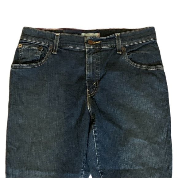 VTG Levi’s 550 Mom High Waist Wide Bootcut Denim Blue Jeans - Picture 3 of 7